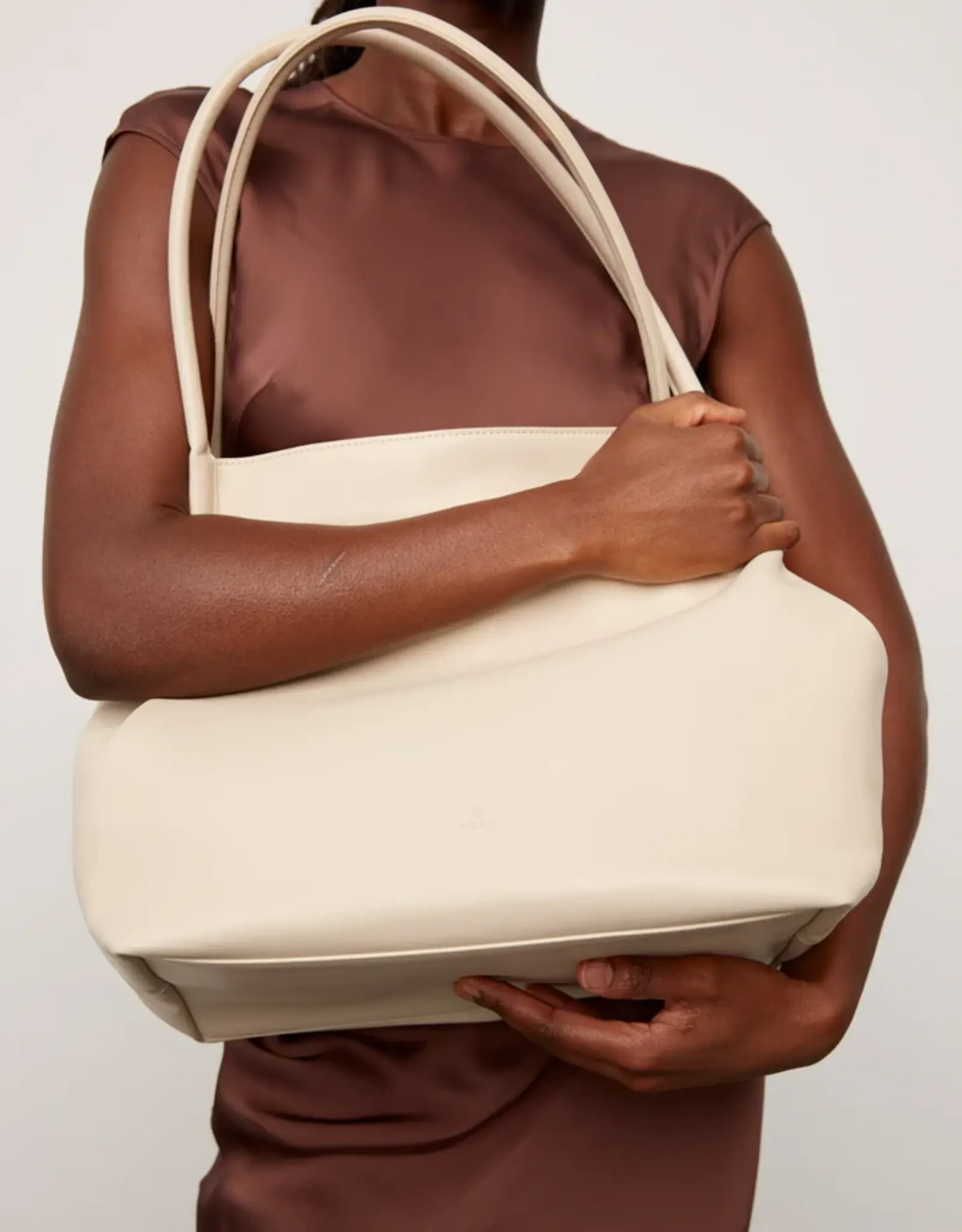 ADAX VEGAN HELENA BAG - OFF WHITE