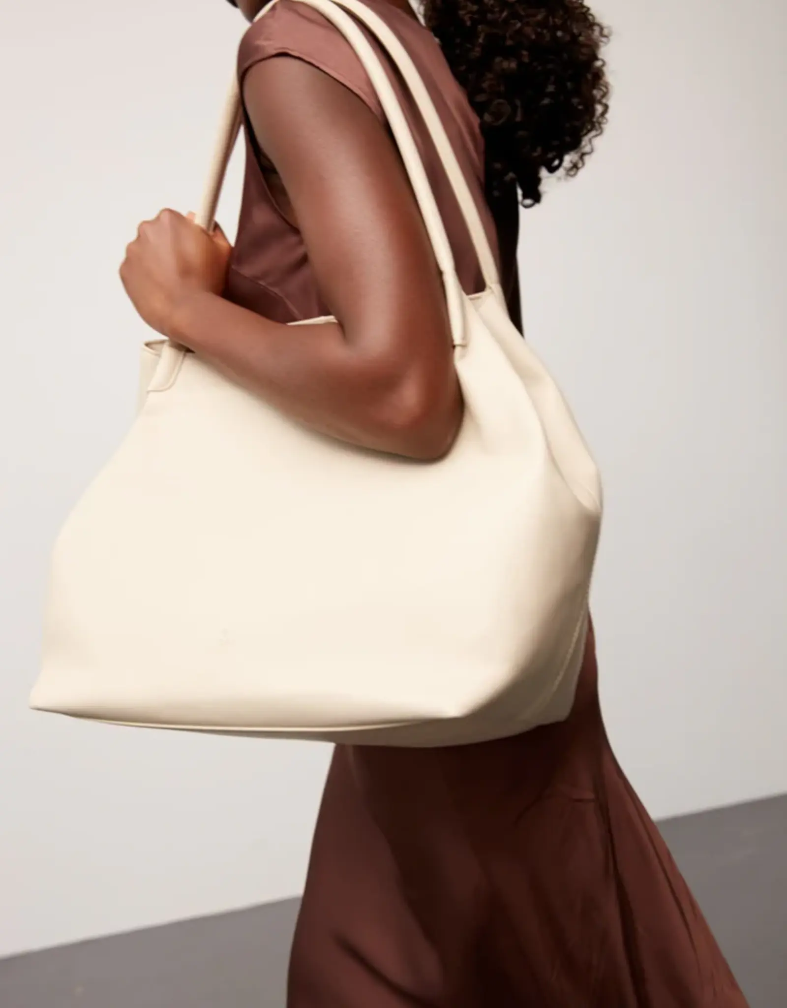 ADAX VEGAN HELENA BAG - OFF WHITE