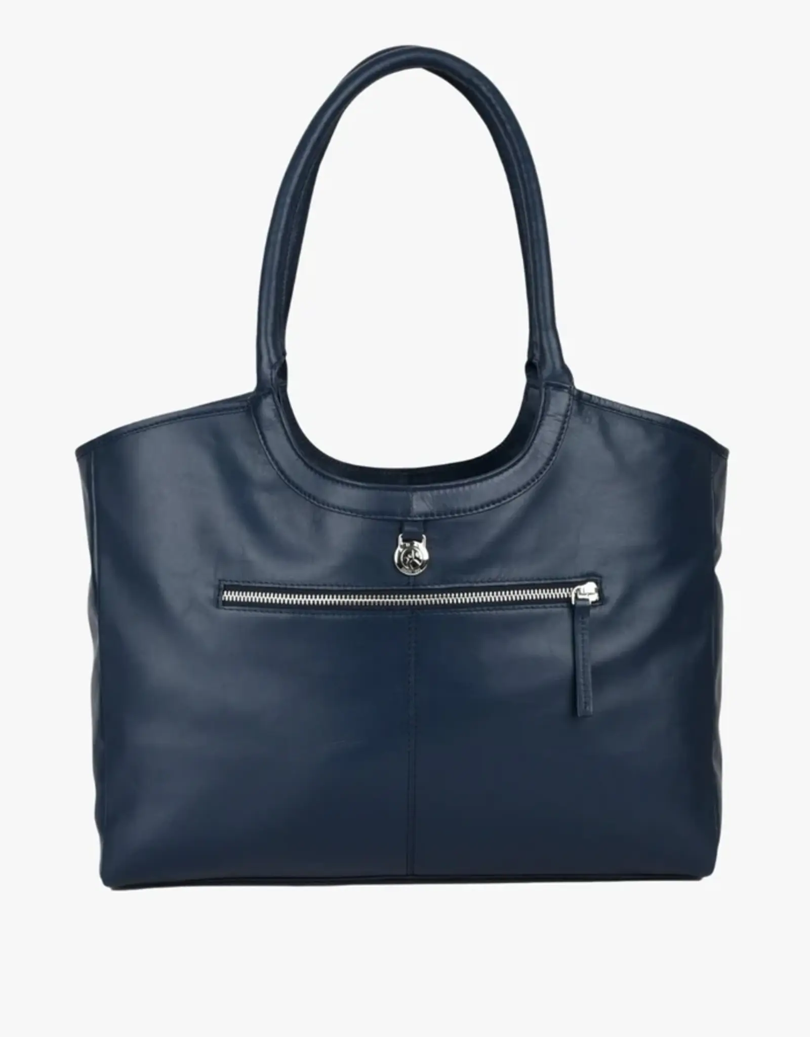 ADAX AMALFI SHOPPER SIENNA - DARK BLUE