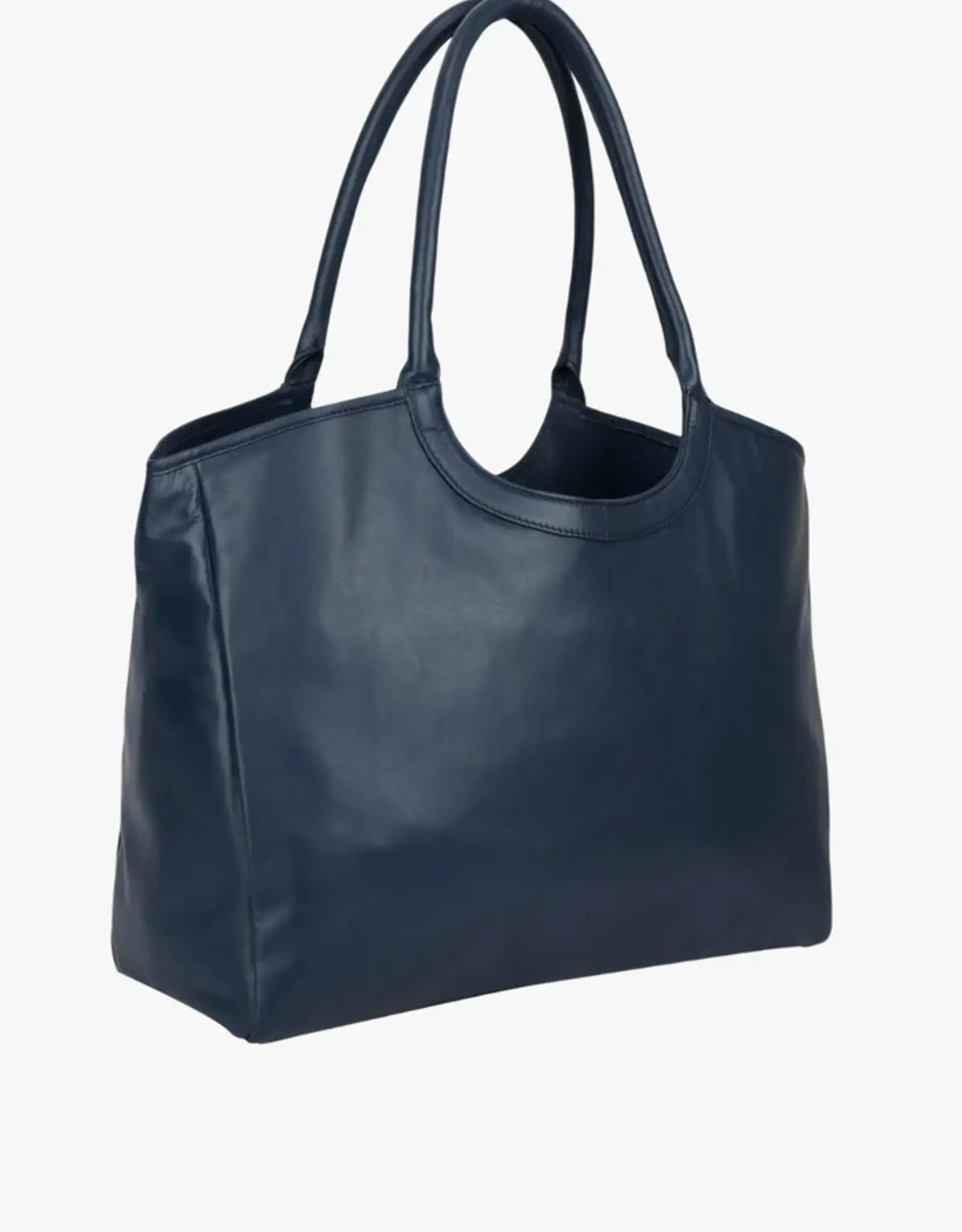 ADAX AMALFI SHOPPER SIENNA - DARK BLUE