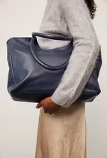 ADAX AMALFI SHOPPER SIENNA - DARK BLUE