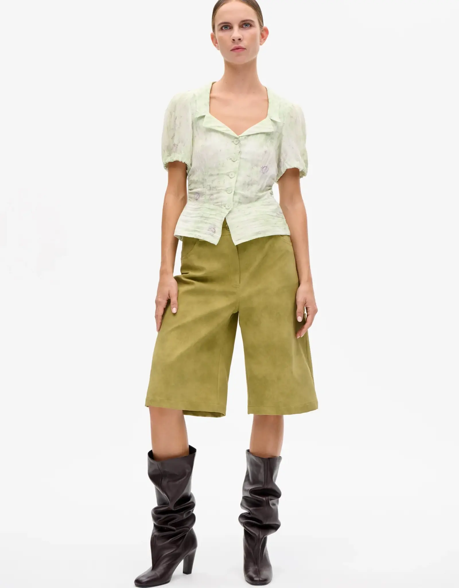 Baum Und Pferdgarten BAUM UND PFERDGARTEN MACAIA BLOUSE - GREEN FLOWER