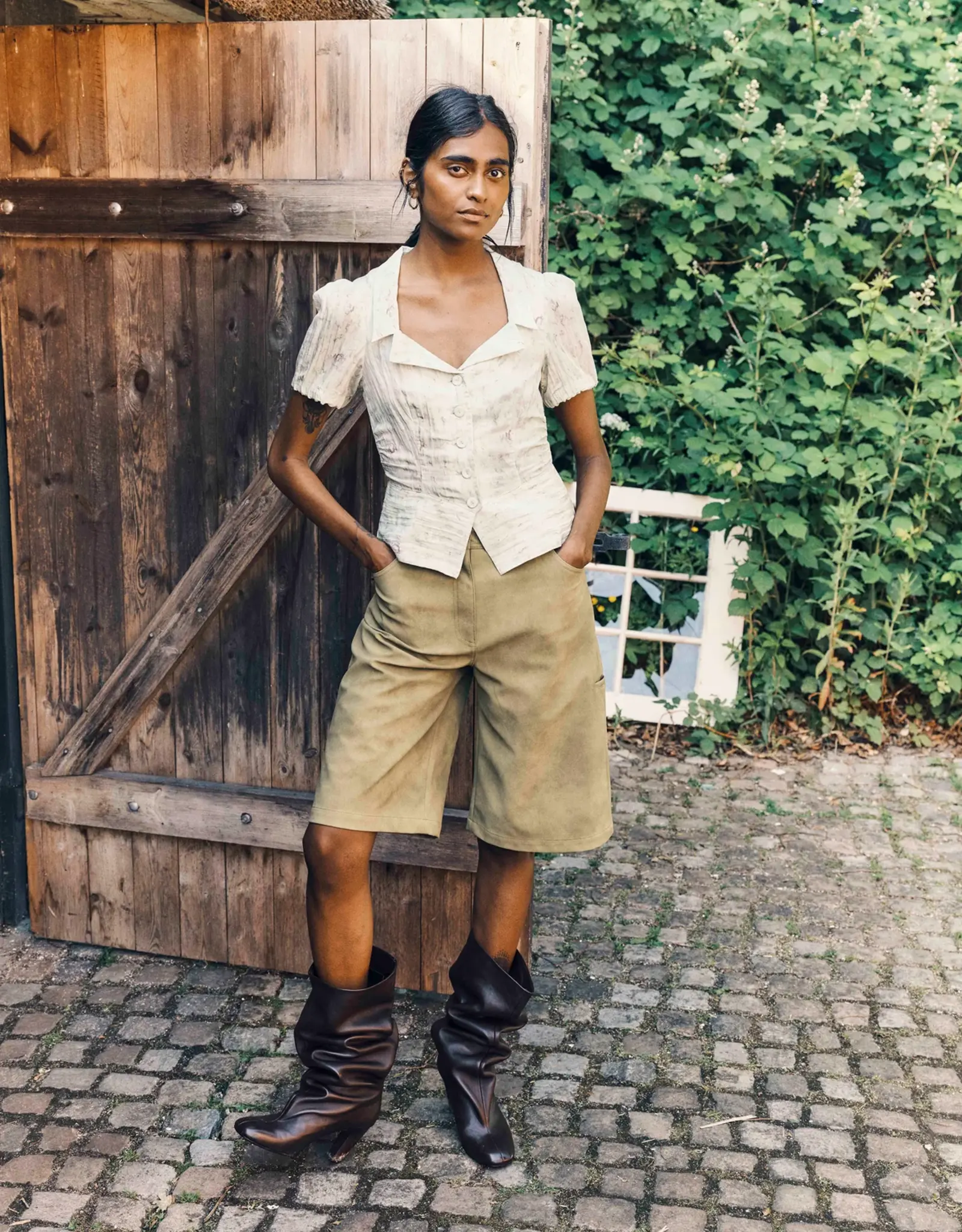 Baum Und Pferdgarten BAUM UND PFERDGARTEN MACAIA BLOUSE - GREEN FLOWER