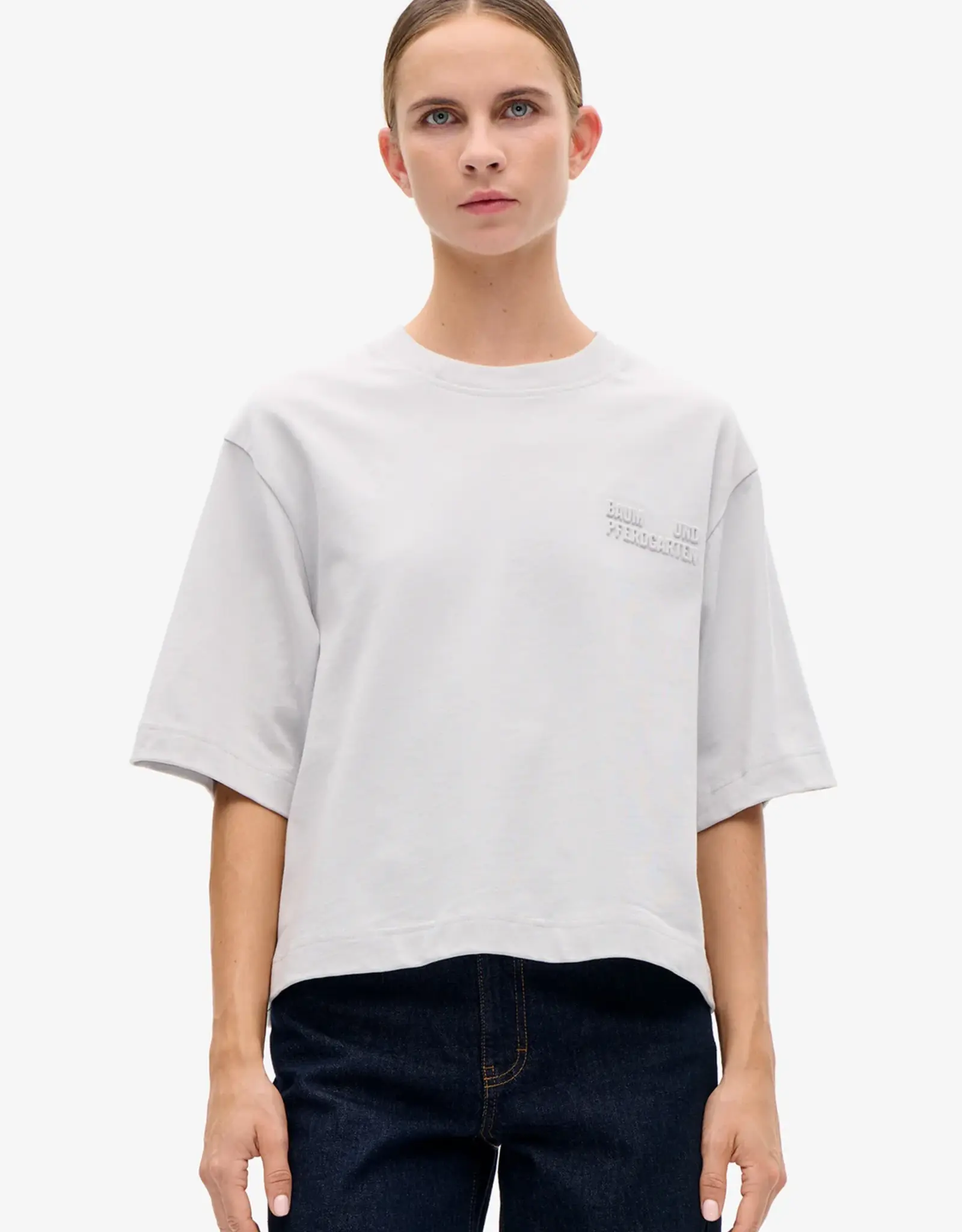 Baum Und Pferdgarten BAUM UND PFERDGARTEN JIANA TSHIRT - MICRO CHIP GREY