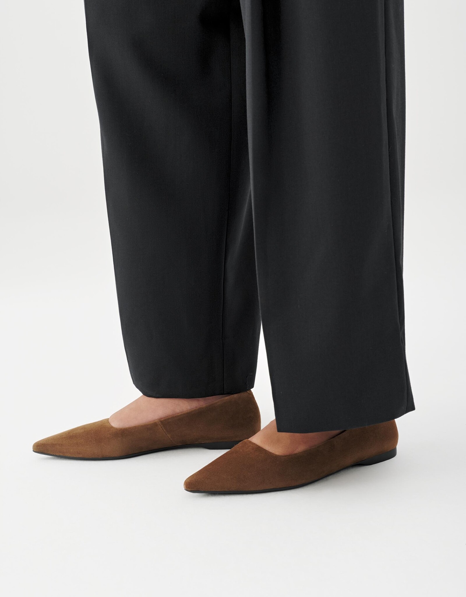 vagabond VAGABOND HERMINE BALLET FLATS - COCOA BROWN