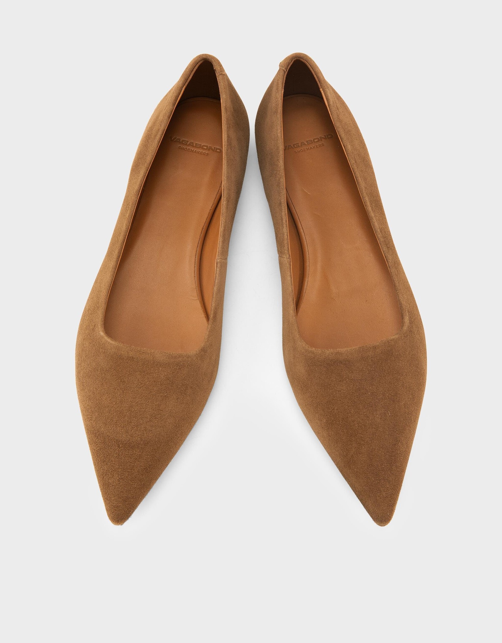 vagabond VAGABOND HERMINE BALLET FLATS - COCOA BROWN