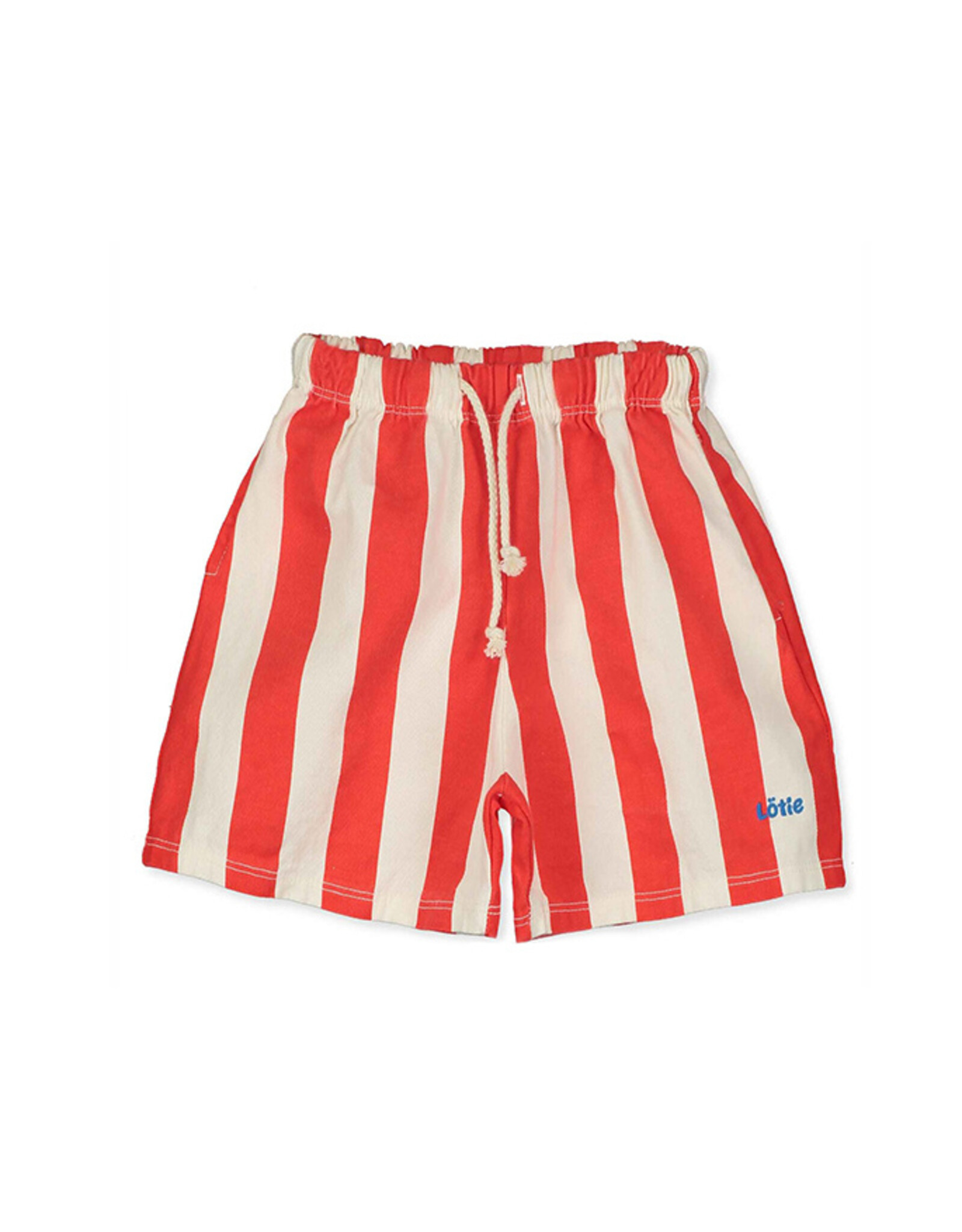 LOTIE KIDS TWILL BERMUDA POCKETS - OFF WHITE