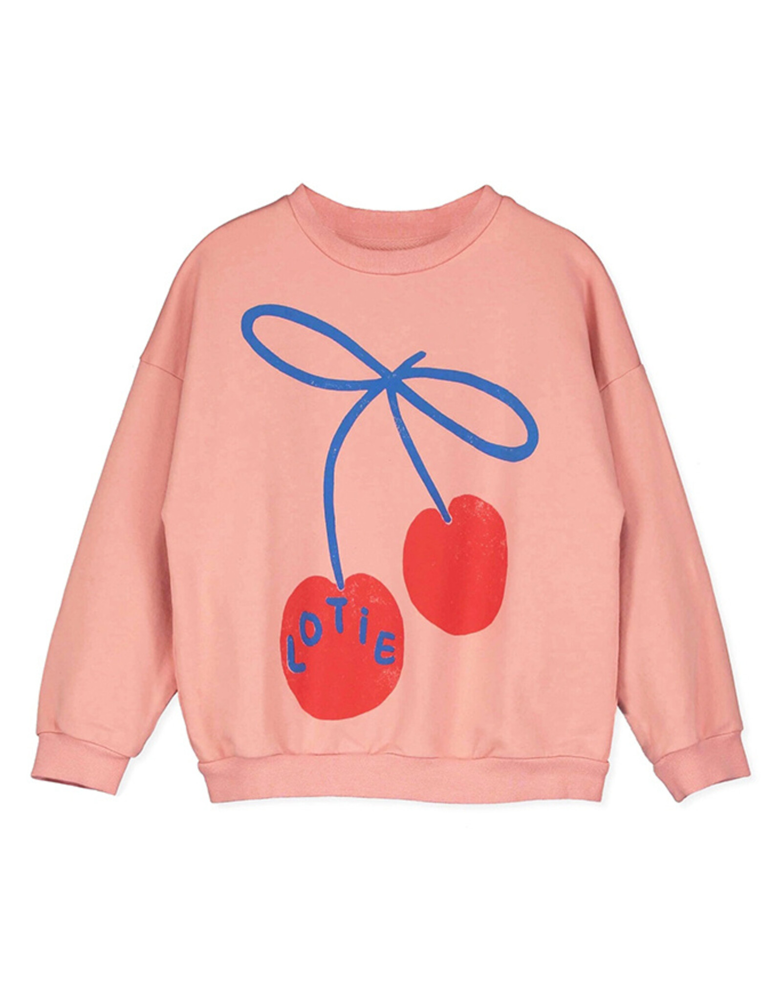 LOTIE KIDS CLAY PINK SWEATSHIRT - CHERRY