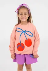 LOTIE KIDS CLAY PINK SWEATSHIRT - CHERRY