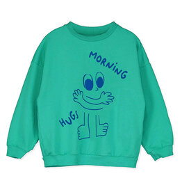 LOTIE KIDS CHERRY SWEATSHIRT - GREEN