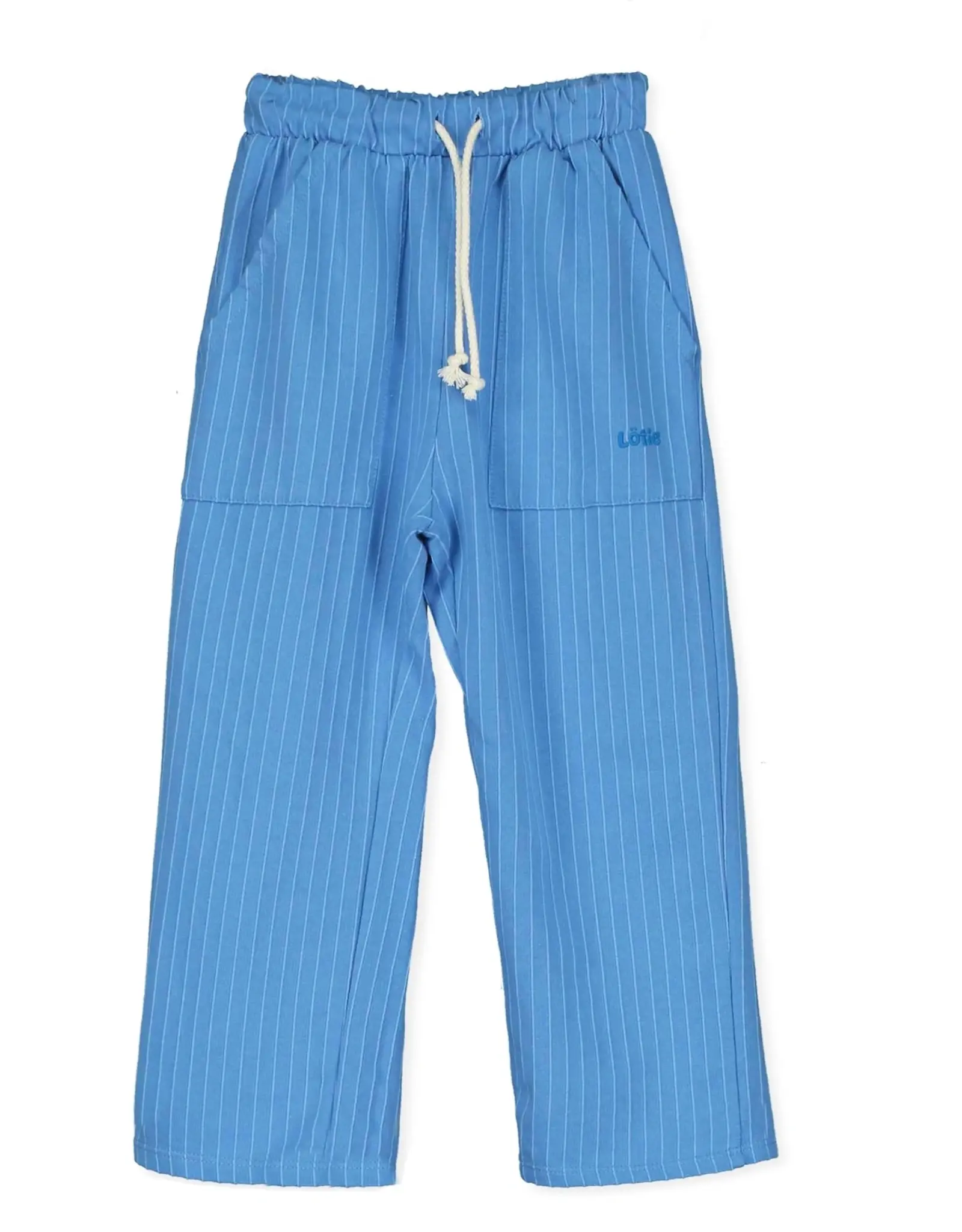 LOTIE KIDS WIDE FIT TWILL PANTS - BAJA BLUE
