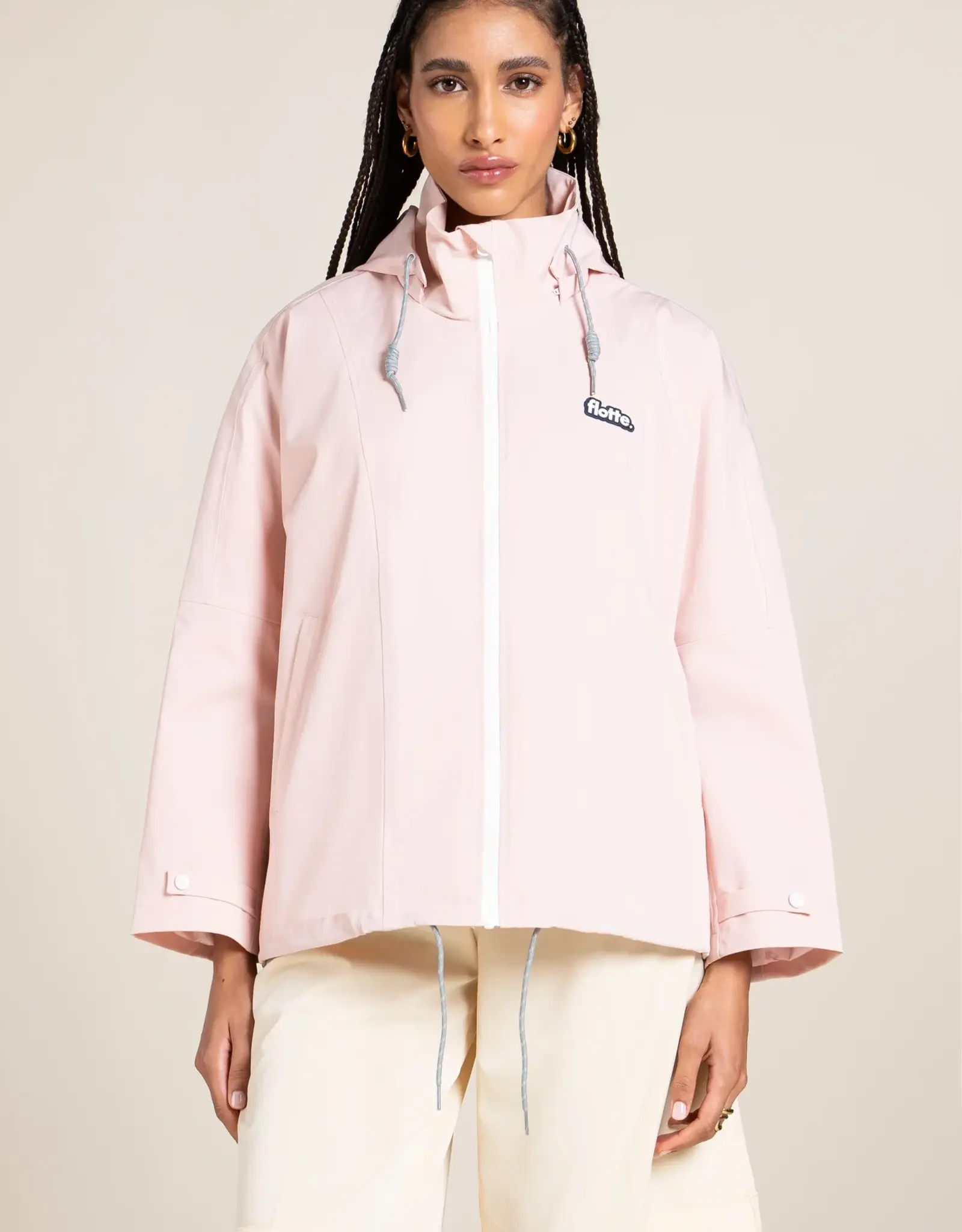 flotte FLOTTE LOURMEL CAPE COAT - MARSHMALLOW