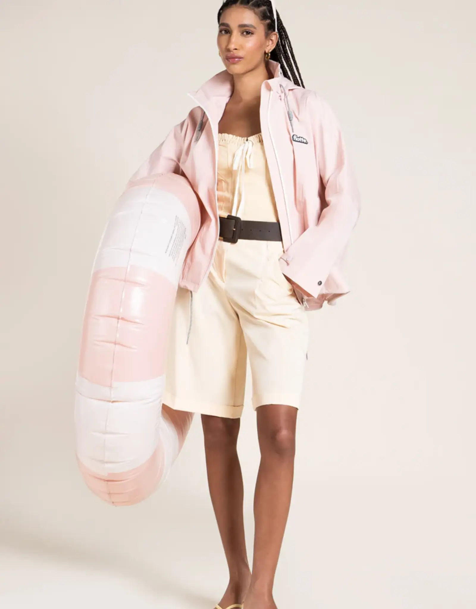 flotte FLOTTE LOURMEL CAPE COAT - MARSHMALLOW