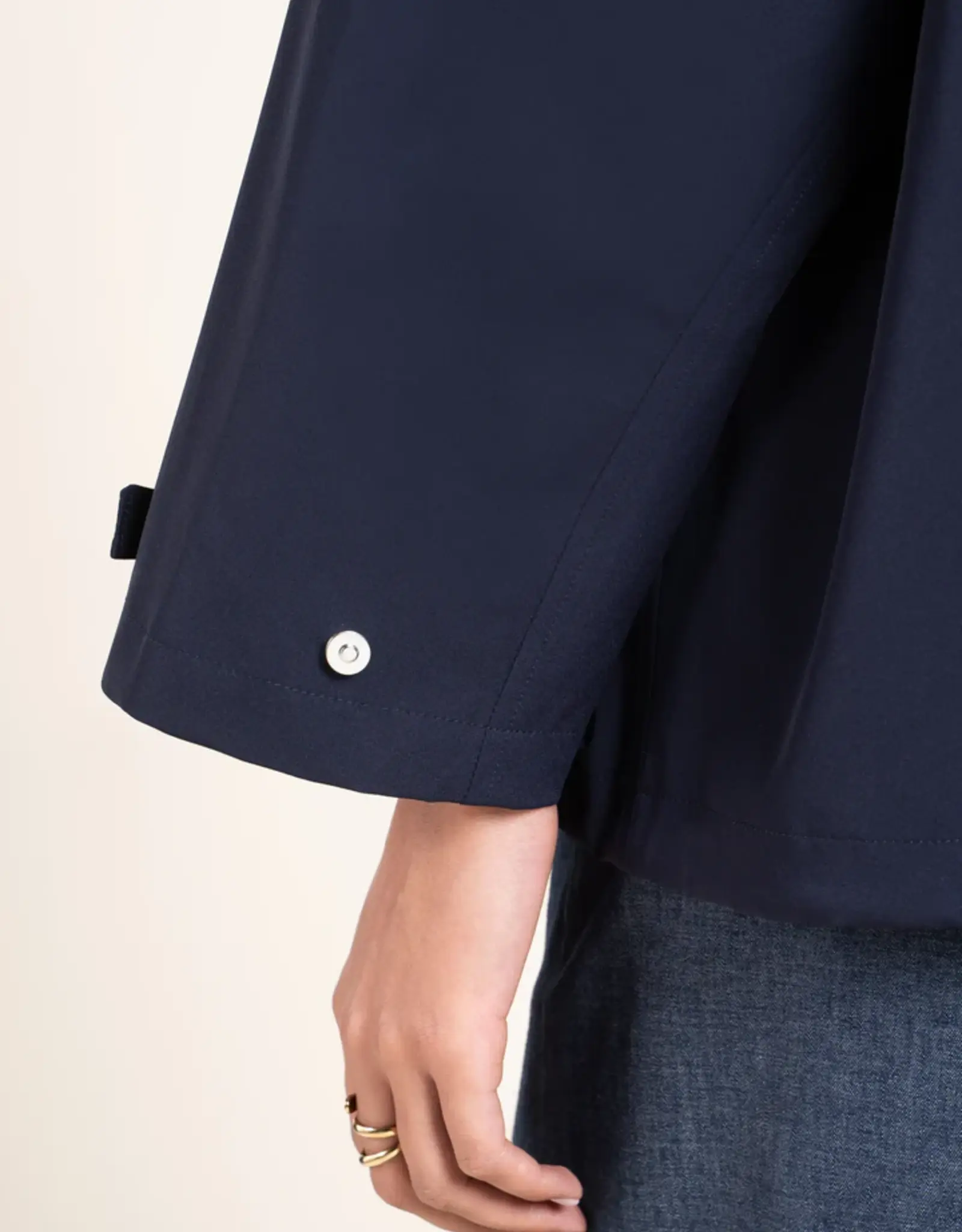 flotte FLOTTE LOURMEL CAPE COAT - INDIGO