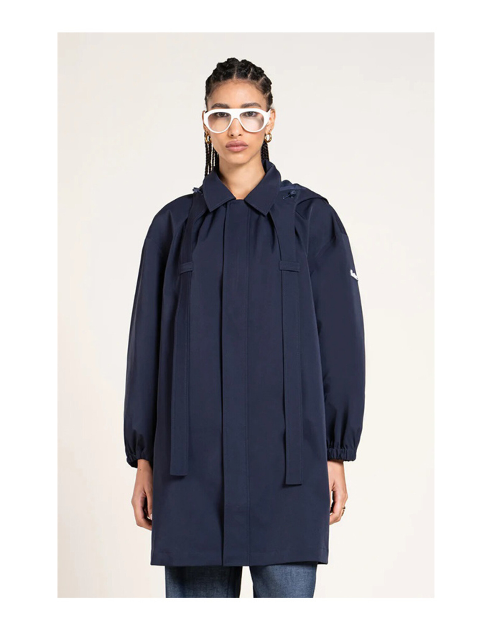 flotte FLOTTE RICHELIEU GARBADINE COAT - INDIGO