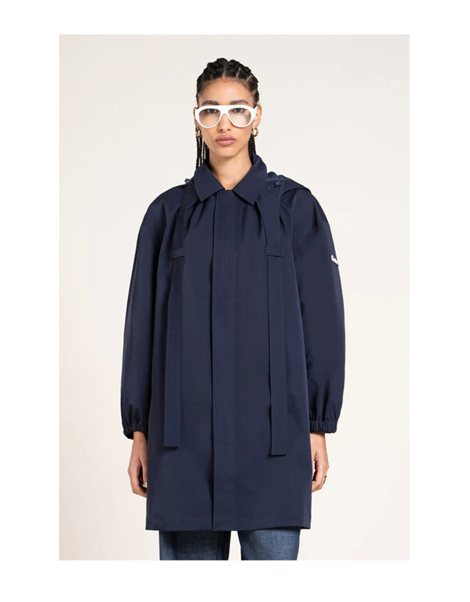 flotte FLOTTE RICHELIEU GARBADINE COAT - INDIGO