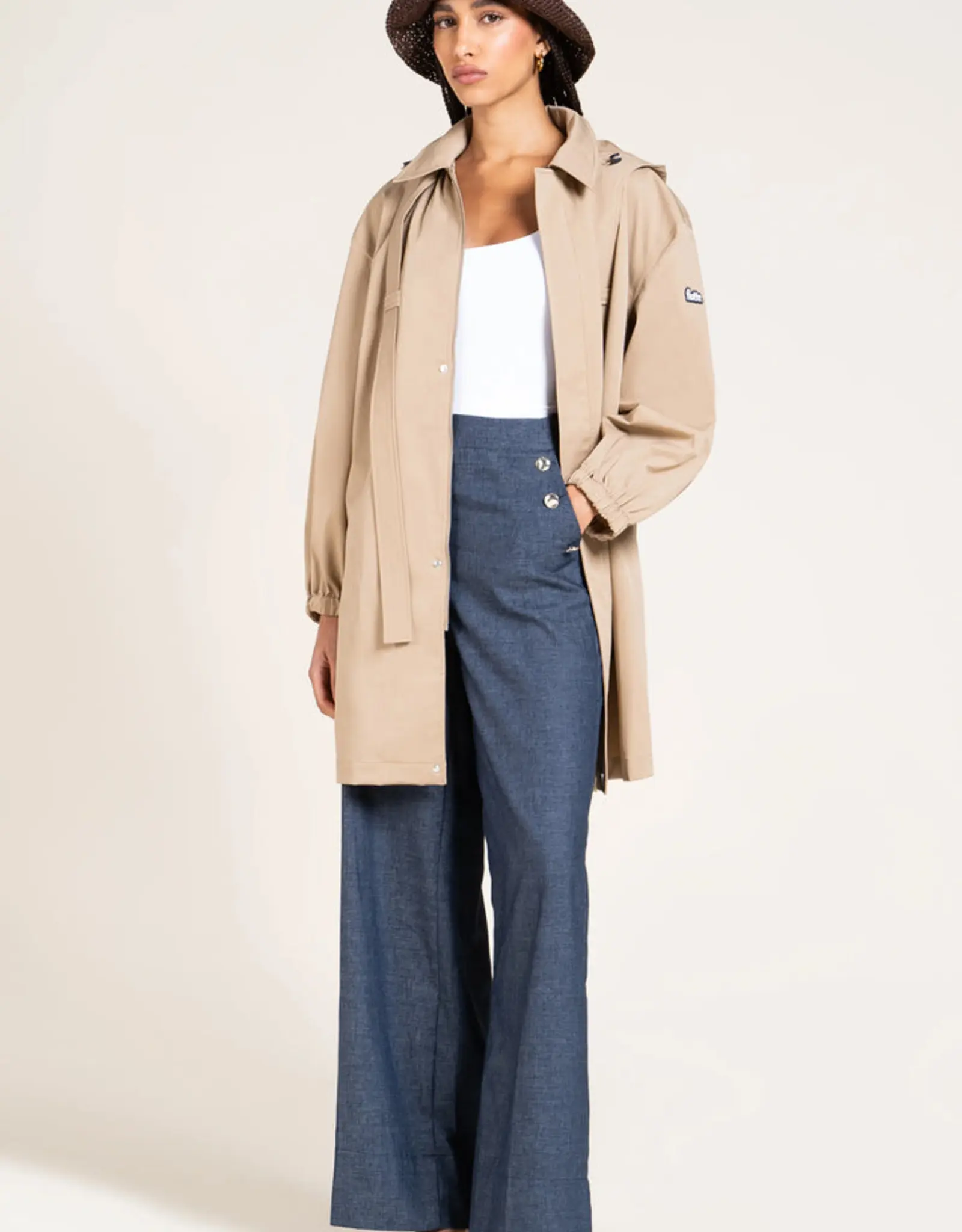 flotte FLOTTE RICHELIEU GARBADINE COAT - SAHARA