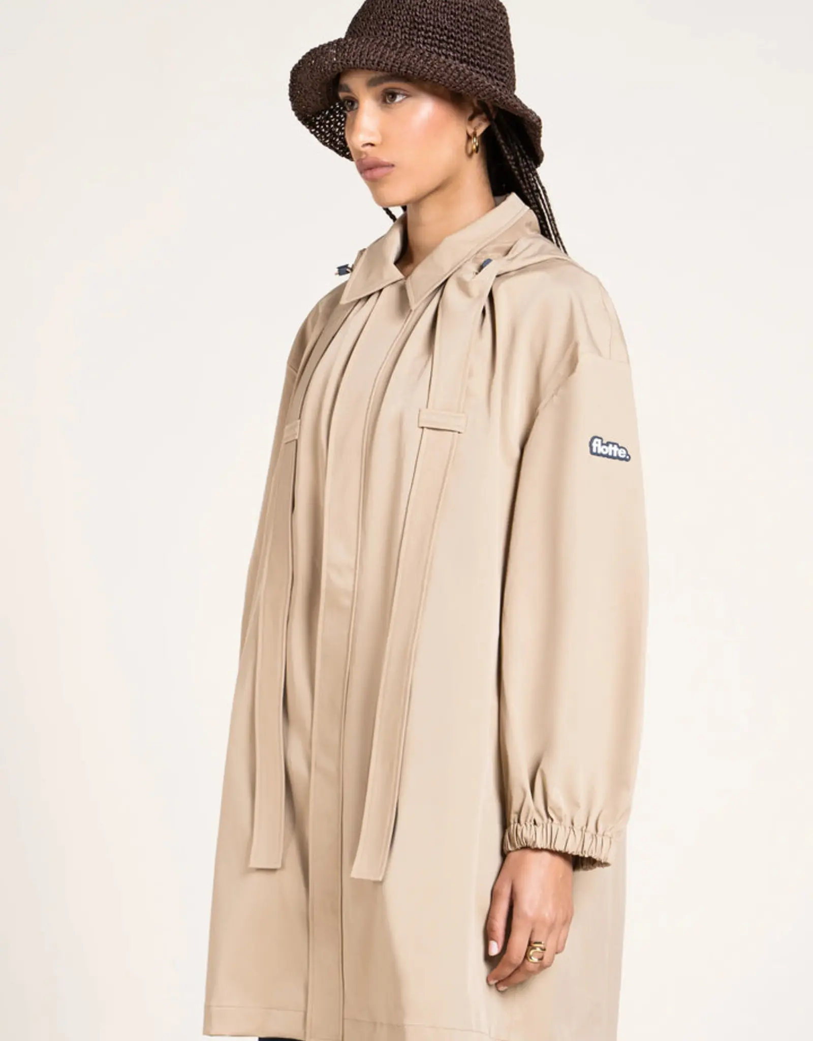 flotte FLOTTE RICHELIEU GARBADINE COAT - SAHARA