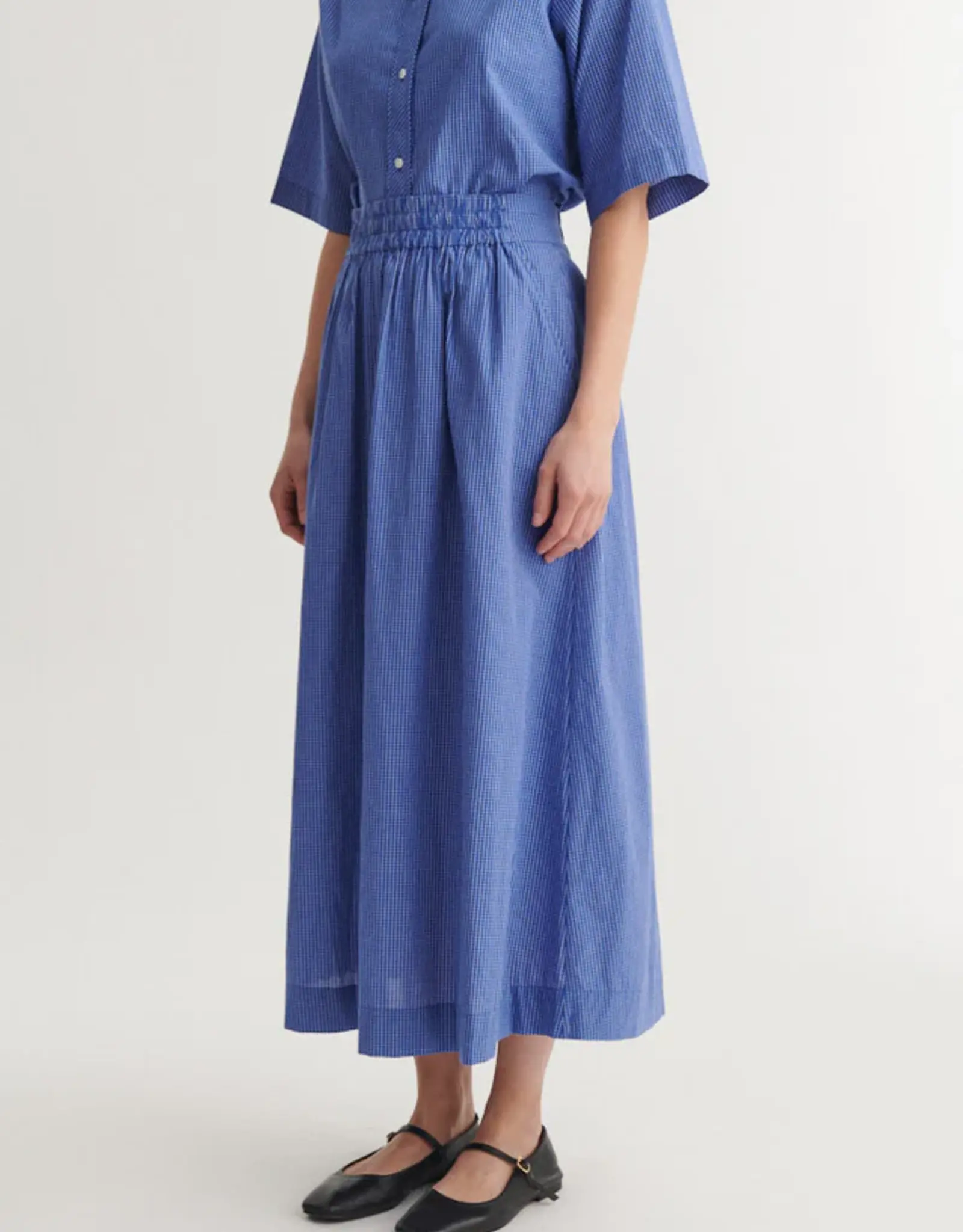 BASIC APPERAL CHANE SKIRT - SODALITE BLUE