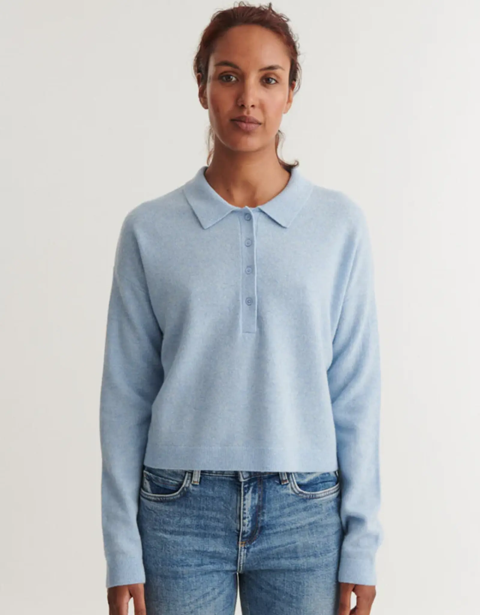 BASIC APPAREL SELEM POLO - LIGHT BLUE