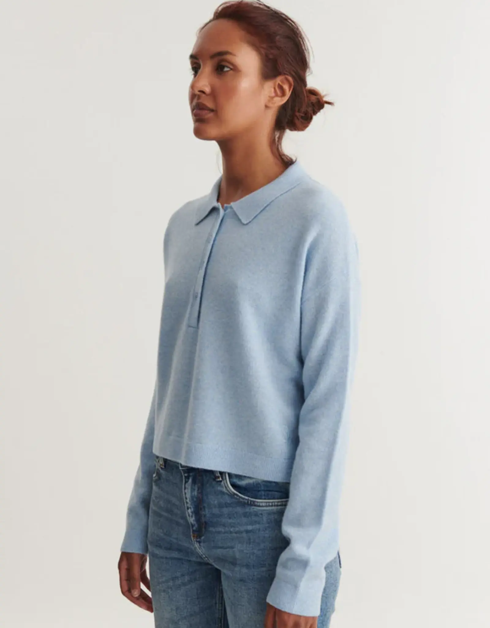 BASIC APPAREL SELEM POLO - LIGHT BLUE