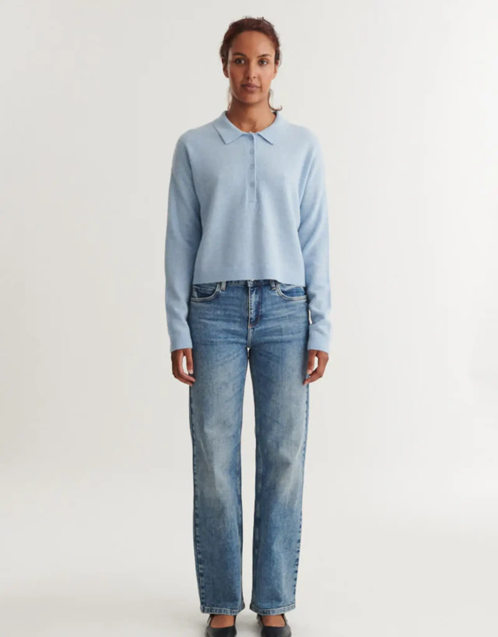 BASIC APPAREL SELEM POLO - LIGHT BLUE