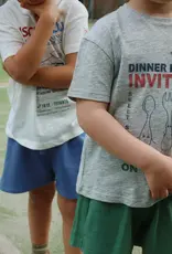 Konges Sløjd KONGES SLØJD BEACH ERA TEE - OFF WHITE/PISCINA