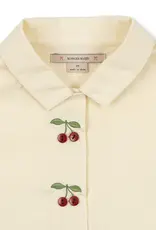 Konges Slojd KONGES SLØJD EVIA CHERRY SHIRT - CLOUD CREAM