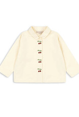 Konges Slojd KONGES SLØJD EVIA CHERRY SHIRT - CLOUD CREAM