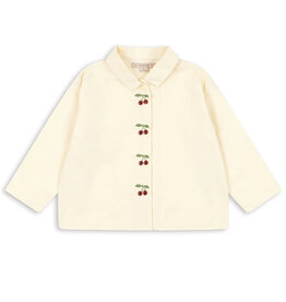 Konges Slojd KONGES SLØJD EVIA CHERRY SHIRT - CLOUD CREAM