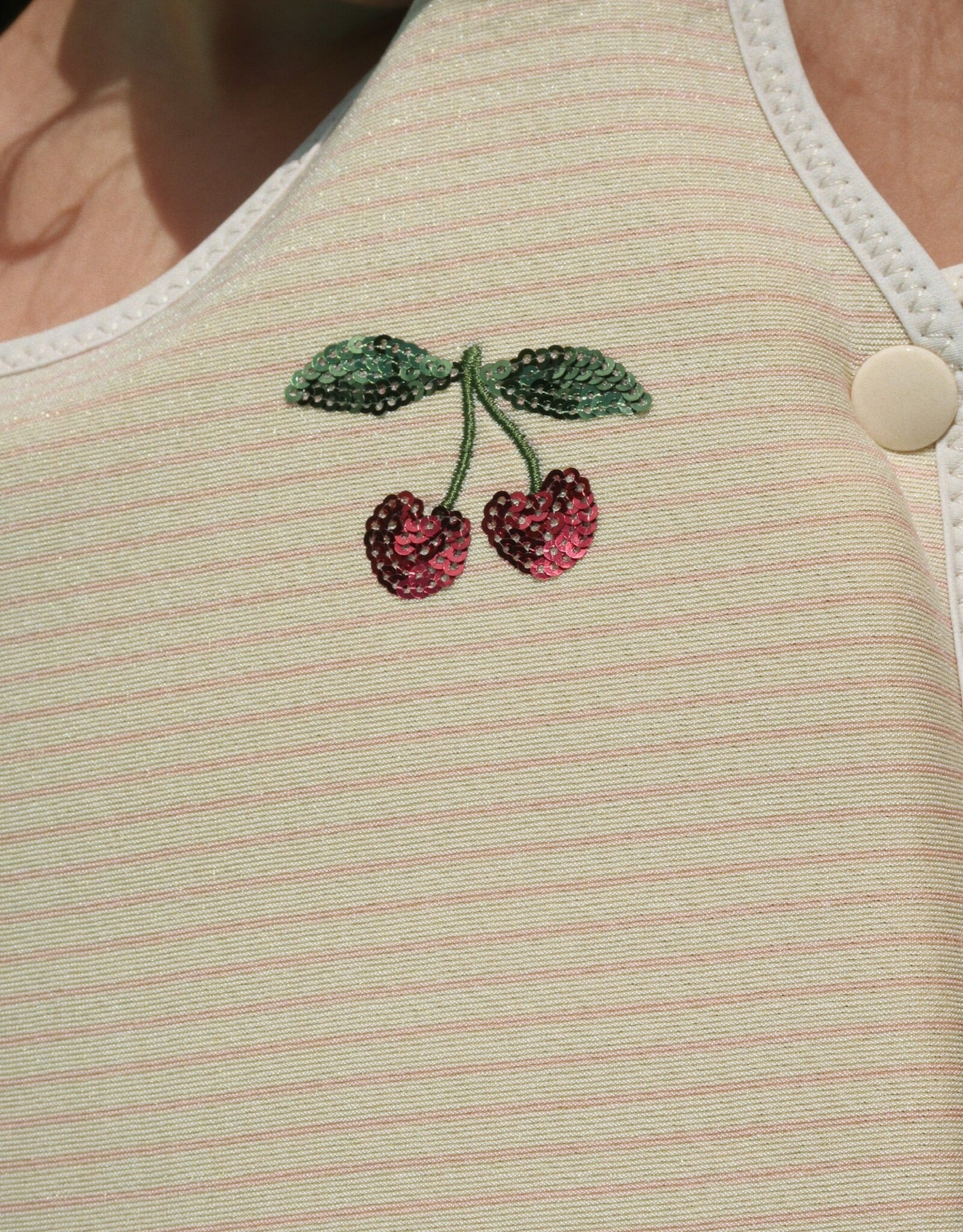 Konges Sløjd KONGES SLØJD SWIM VEST - ROSE STRIPE