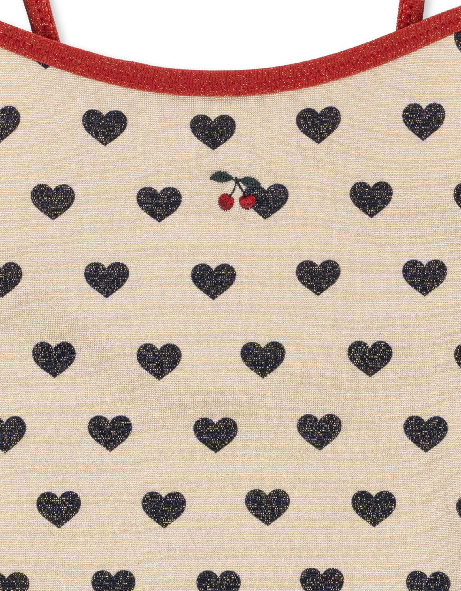 Konges Sløjd KONGES SLØJD MANON GLITTER SWIMSUIT - COEUR ECLIPS