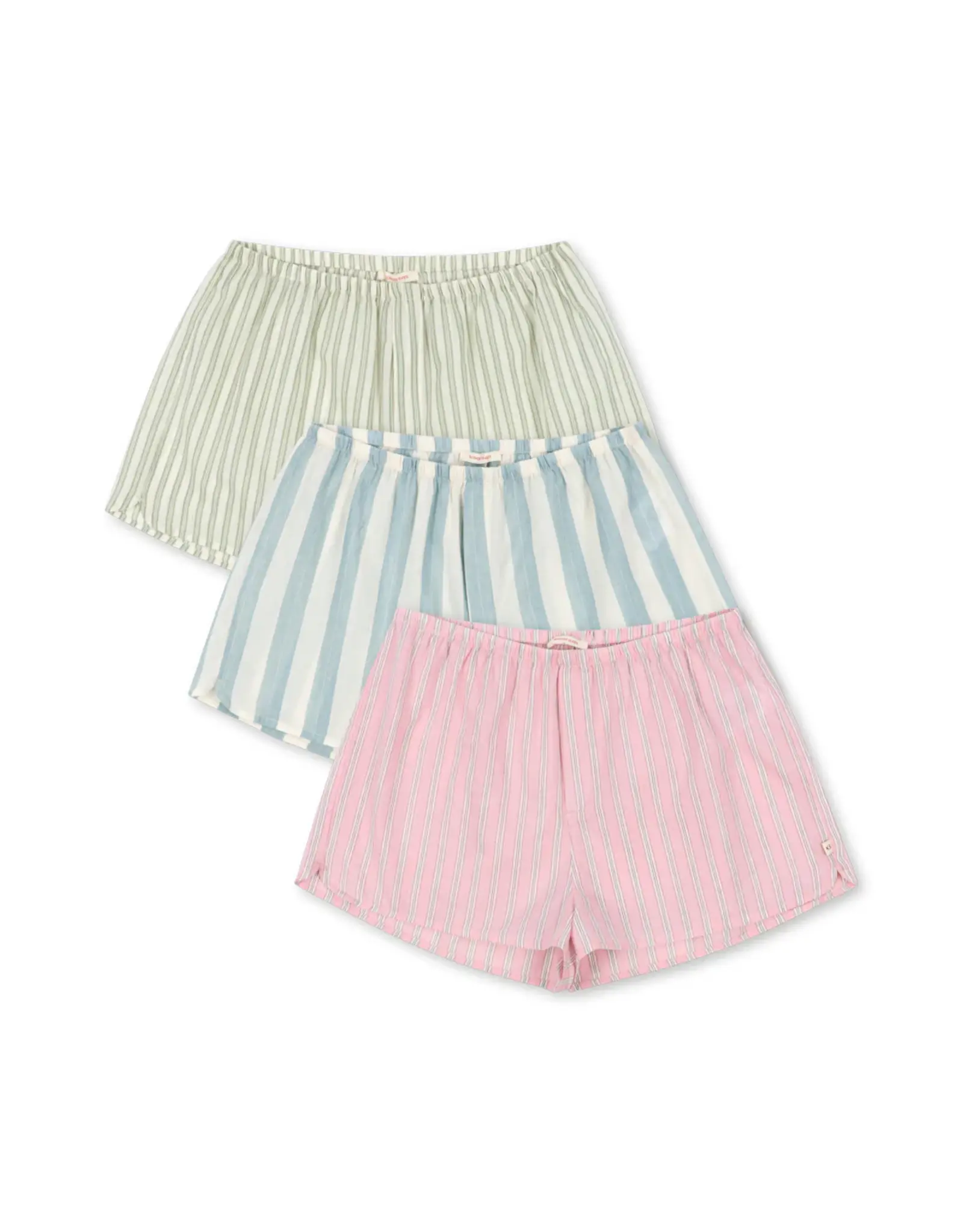 Konges Sløjd KONGES X3 SHORTS - BASIL/ORCHID/BLUE STRIPE