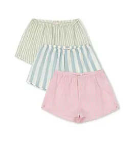 Konges Sløjd KONGES X3 SHORTS - BASIL/ORCHID/BLUE STRIPE