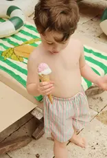 Konges Sløjd KONGES SLØJD ASNOU SWIM SHORTS - BLUSH STRIPE