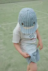 Konges Slojd KONGES SLØJD ELLIOT SHARK CAP - TRIO BLUE STRIPE