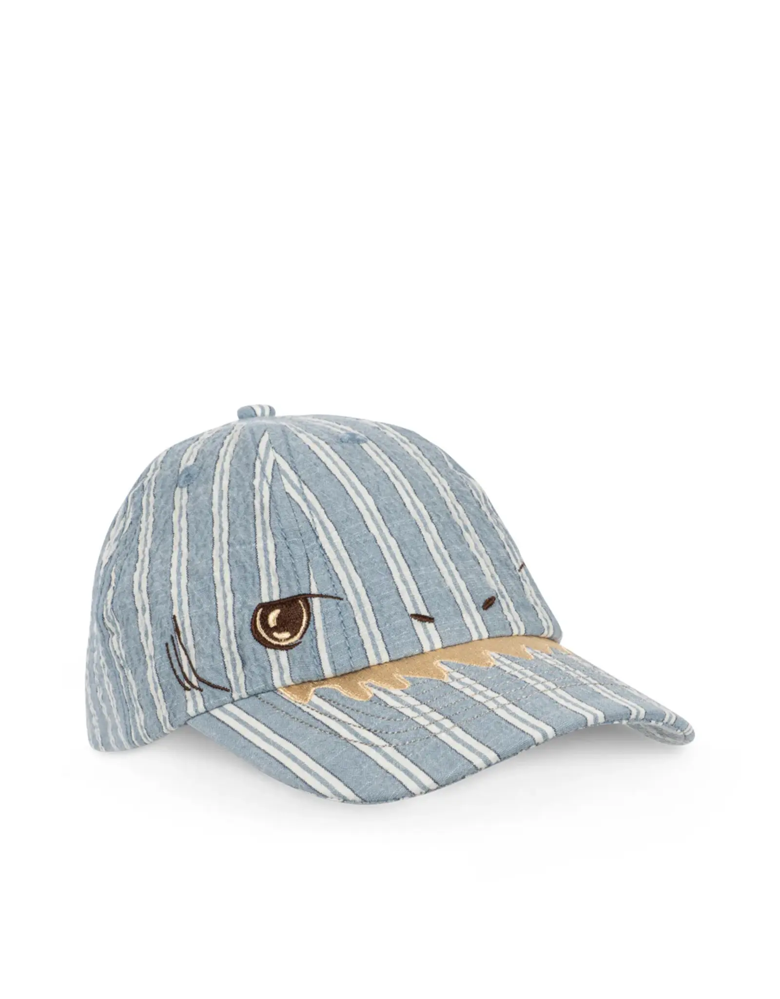 Konges Slojd KONGES SLØJD ELLIOT SHARK CAP - TRIO BLUE STRIPE