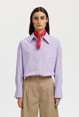 Selected Femme SELECTED FEMME AMOUR SHIRT - PINK/BLUE