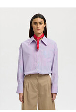 Selected Femme SELECTED FEMME AMOUR SHIRT - PINK/BLUE