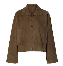 Selected Femme SELECTED FEMME AIDEN JACKET - CHOCOLATE CHIP