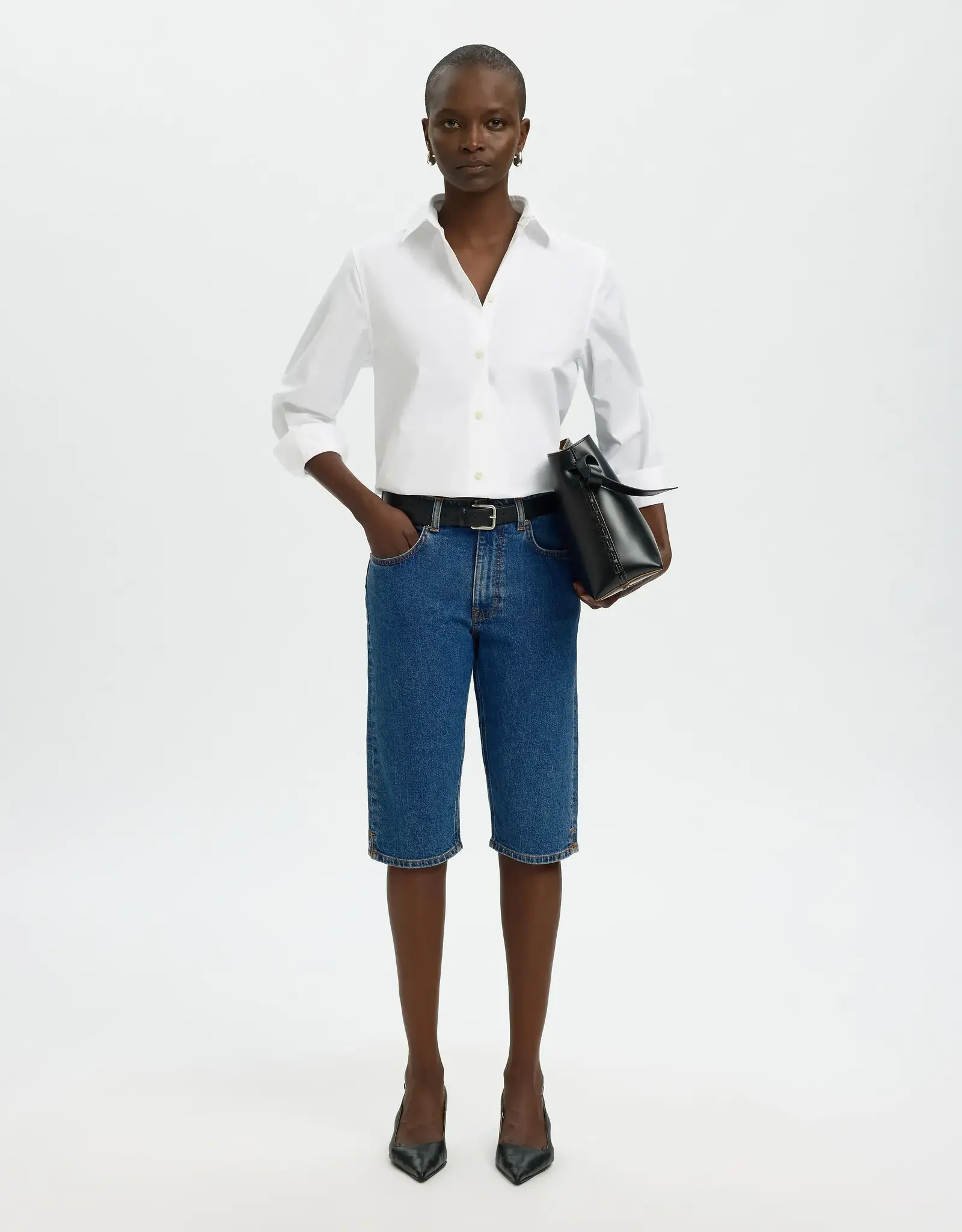 Selected Femme SELECTED FEMME EVA DENIM - MEDIUM BLUE