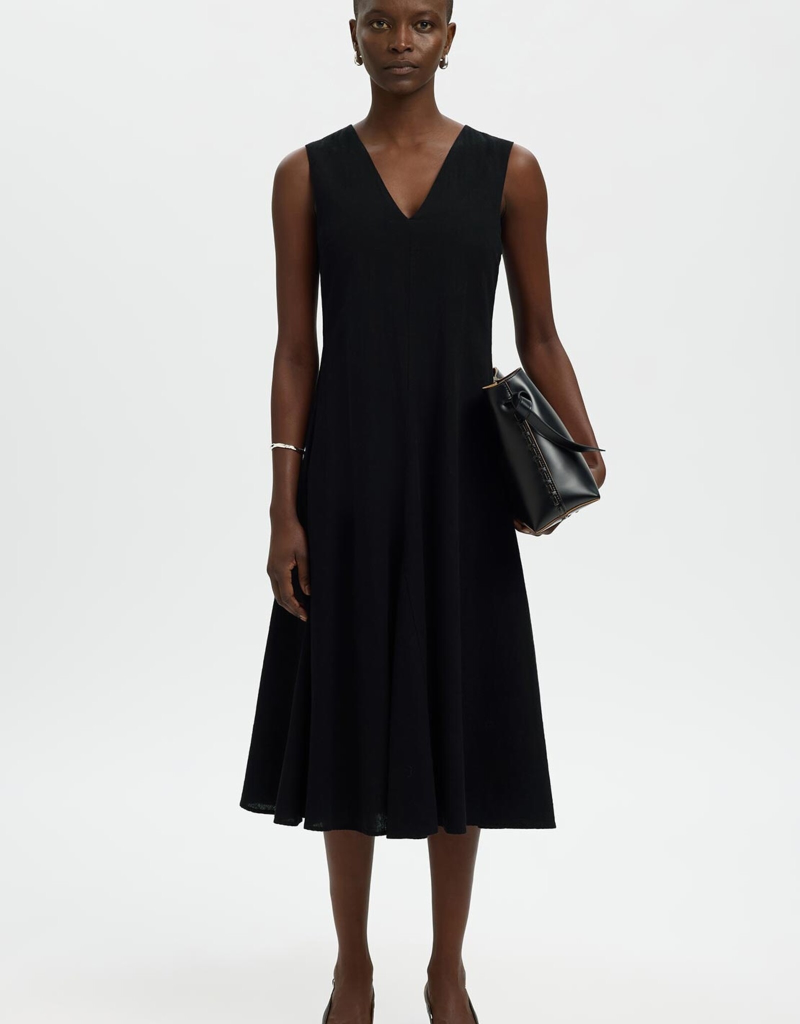 Selected Femme SELECTED FEMME LUISA DRESS - BLACK
