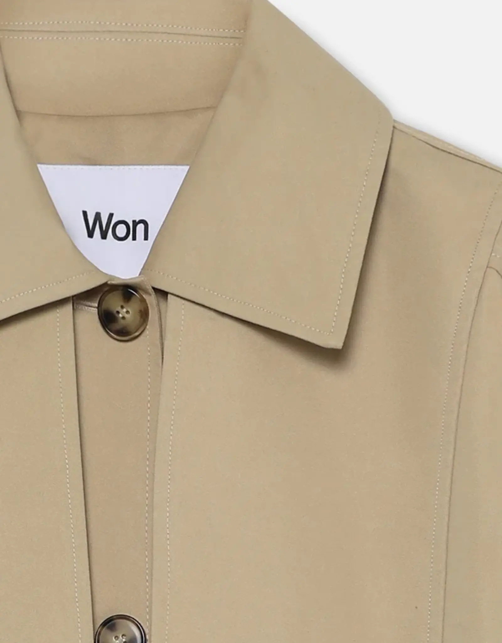 Won Hundred WON HUNDRED TENNA TRENCHCOAT - TWILL BEIGE