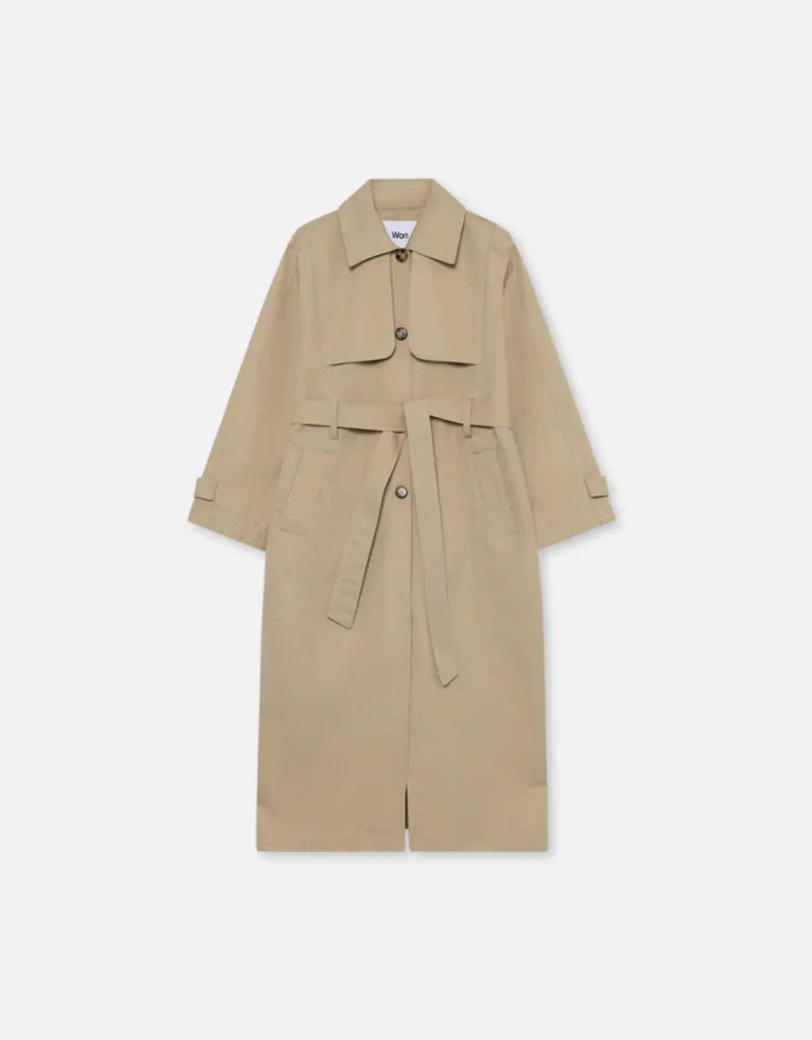 Won Hundred WON HUNDRED TENNA TRENCHCOAT - TWILL BEIGE