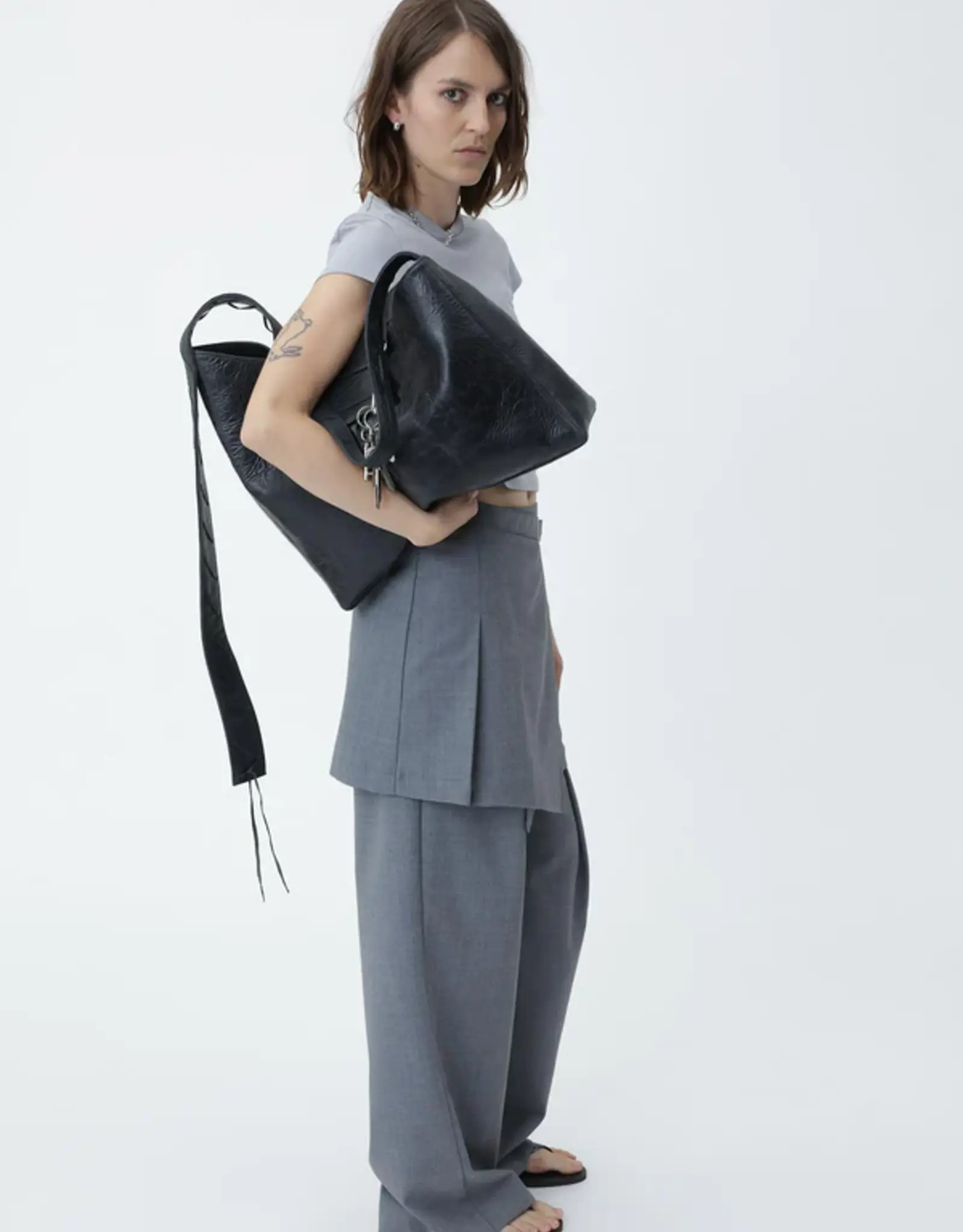 Won Hundred WON HUNDRED JULI SKIRT - GREY MELANGE