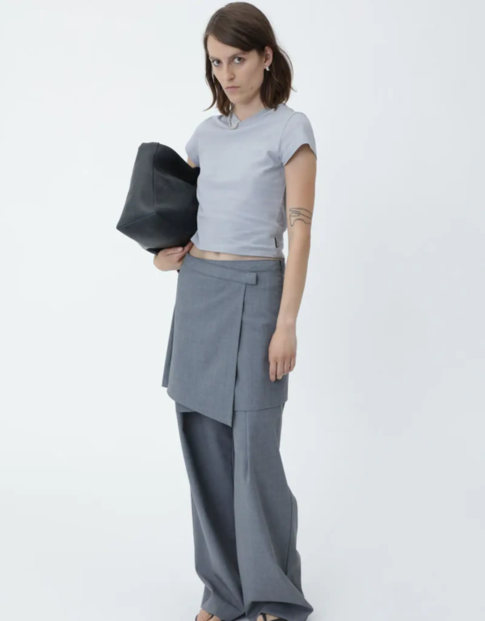 Won Hundred WON HUNDRED JULI SKIRT - GREY MELANGE