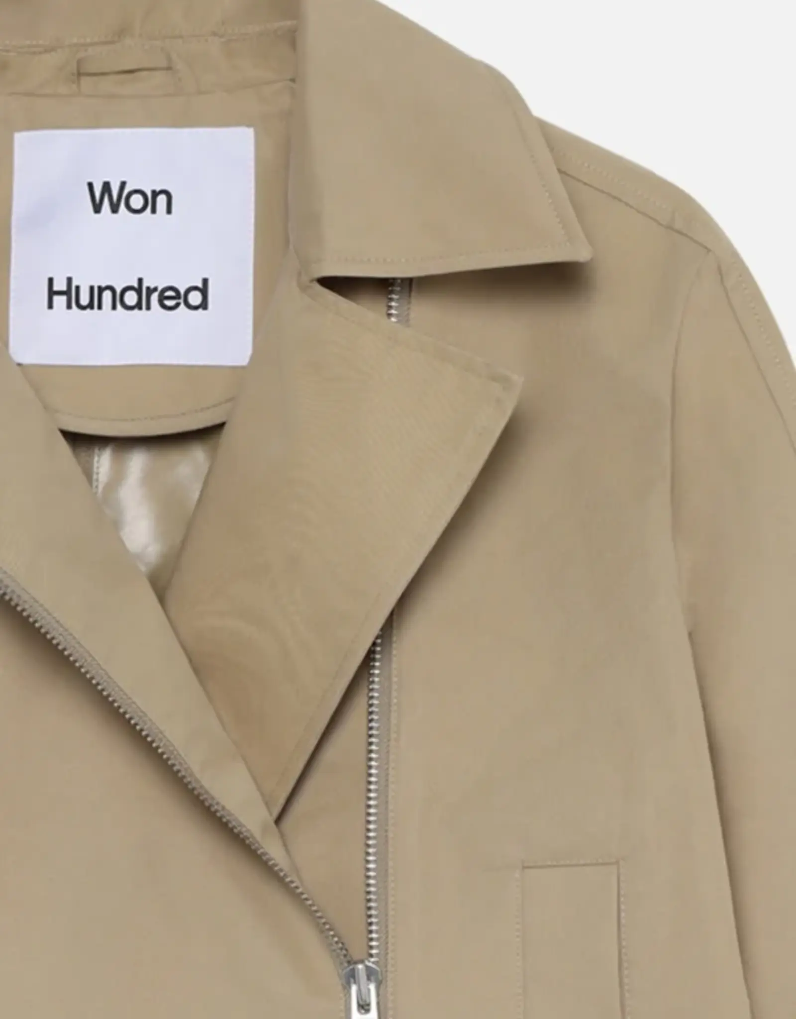Won Hundred WON HUNDRED PILA JACKET - BEIGE TWILL