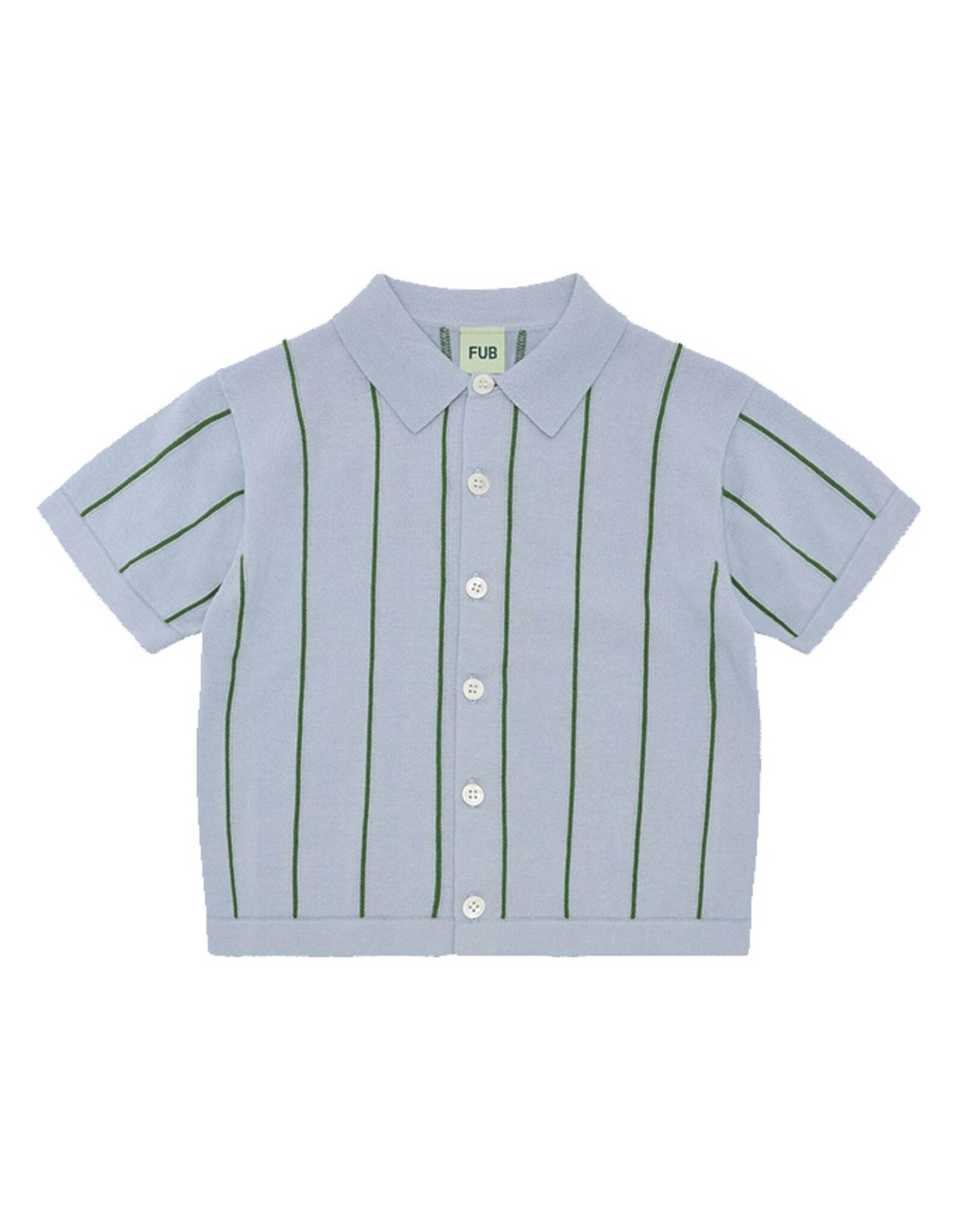 Fub FUB SHIRT PALE BLUE/PINE