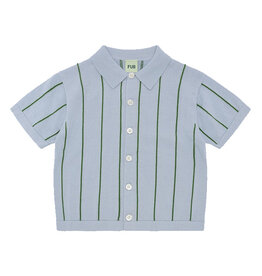 Fub FUB SHIRT PALE BLUE/PINE