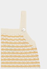 Fub FUB  POINTELLE ROMPER - ECRU/BUTTER